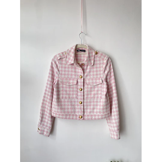 Chaqueta rosa. Talla: S