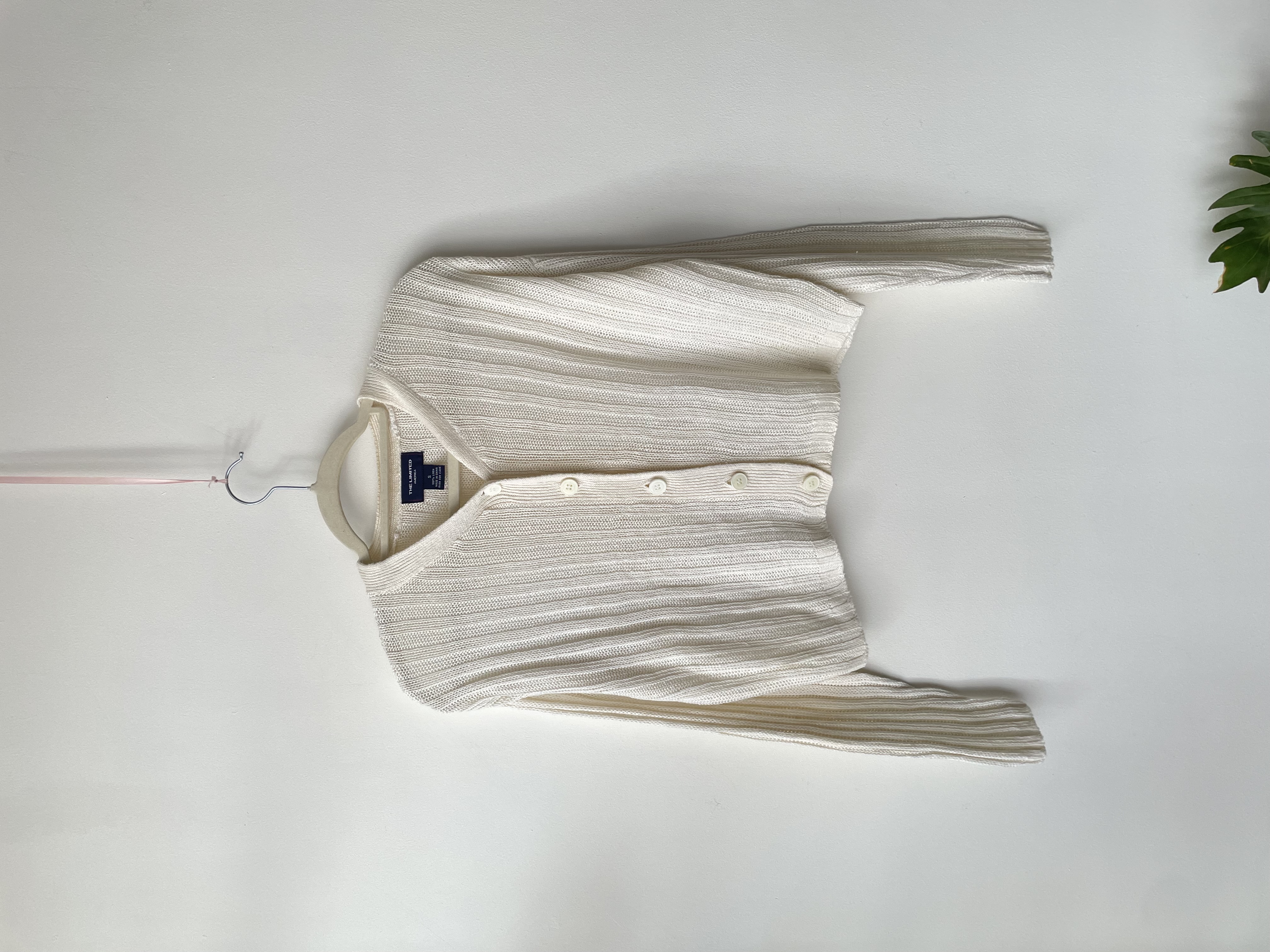 Cardigan lino. Talla: S holgado 1