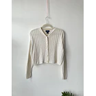 Cardigan lino. Talla: S holgado 1