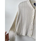 Cardigan lino. Talla: S holgado 4