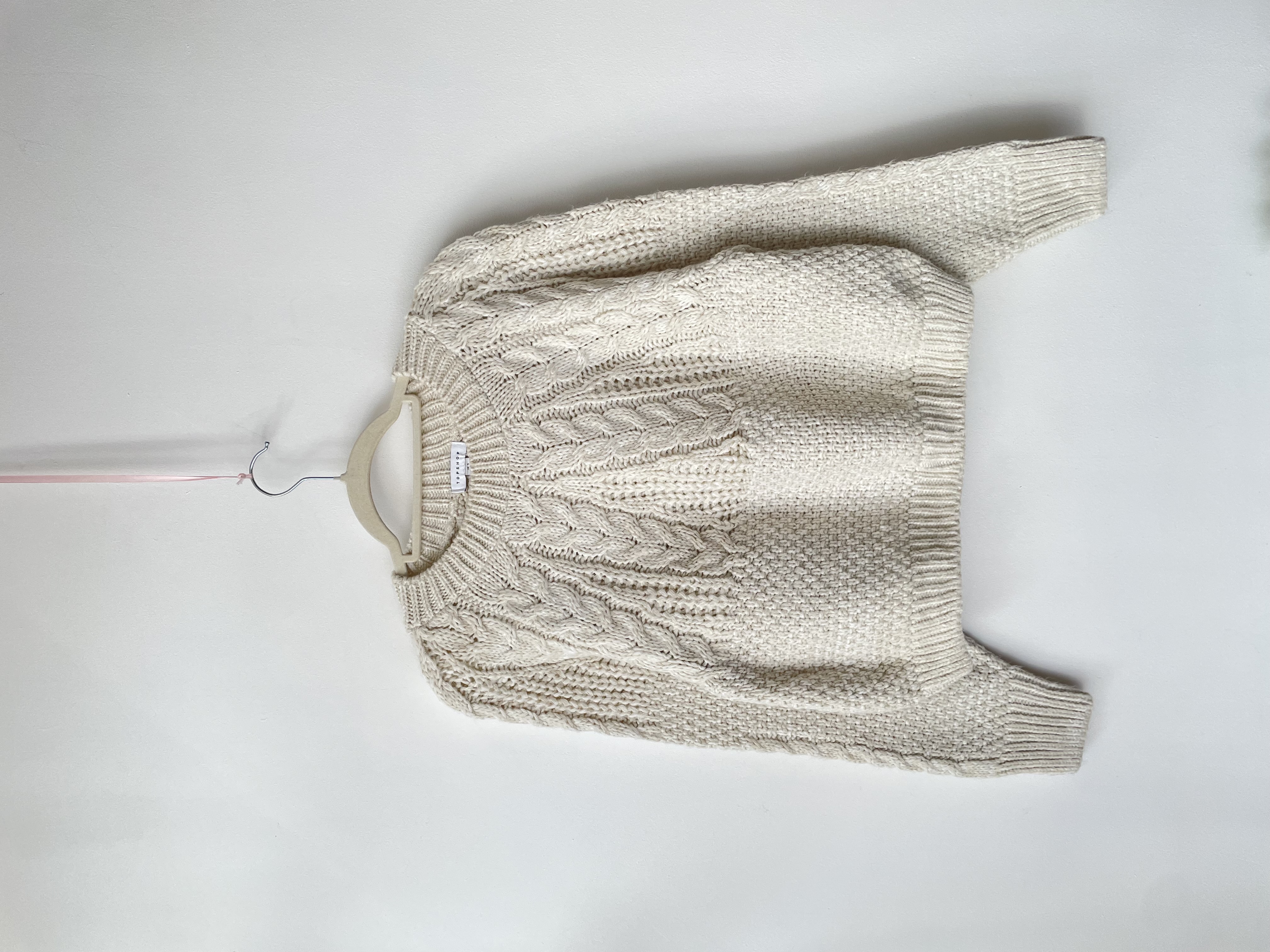 Sweater trenzado. Talla: S oversized  1