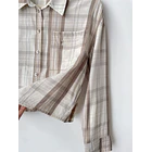 Blusa tartán. Talla: XS oversized 2