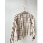Blusa tartán. Talla: XS oversized 4