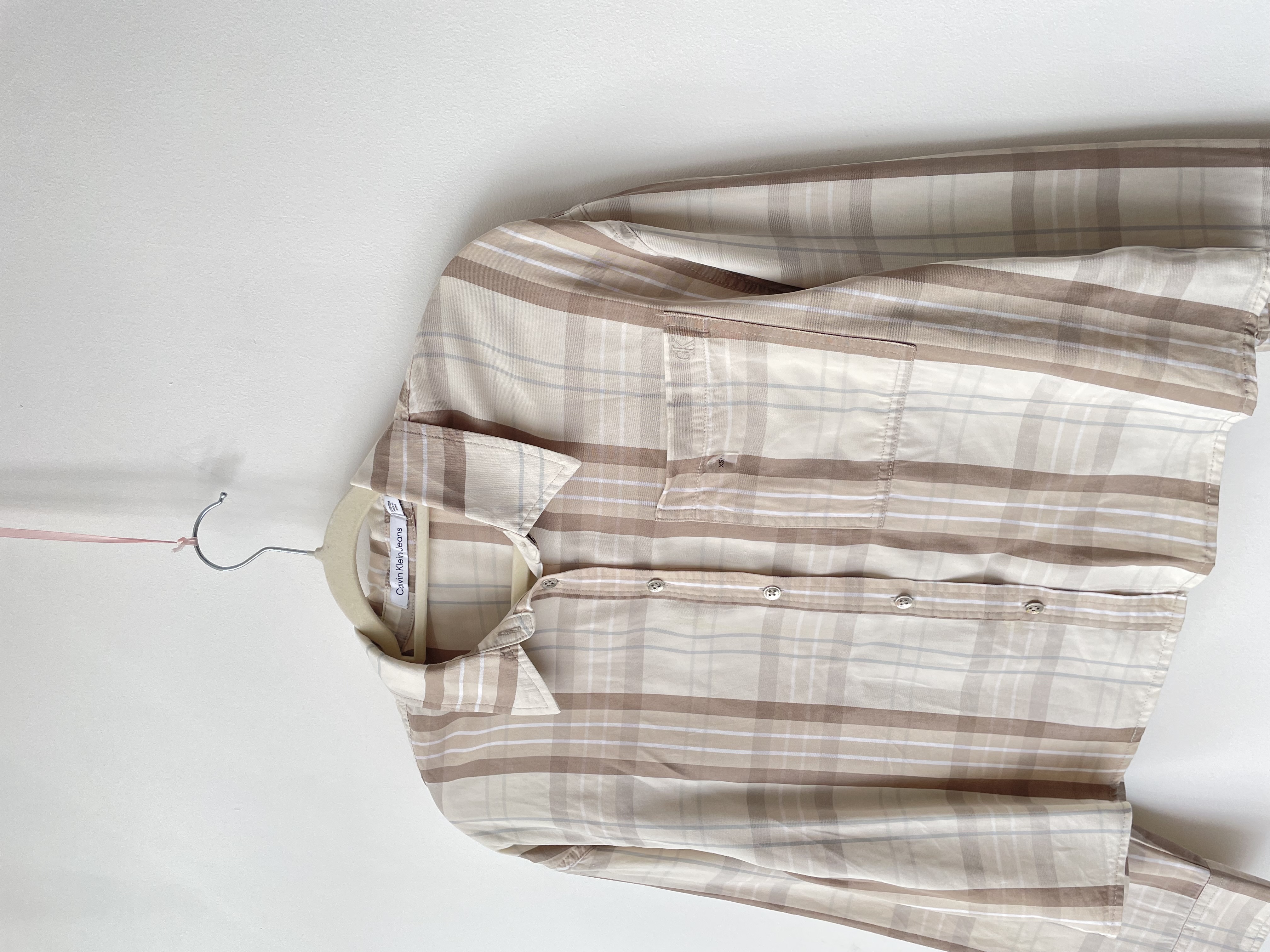 Blusa tartán. Talla: XS oversized 5