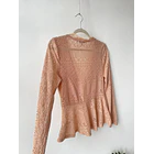 Blusa Damasco. Talla: L (M/L) 4