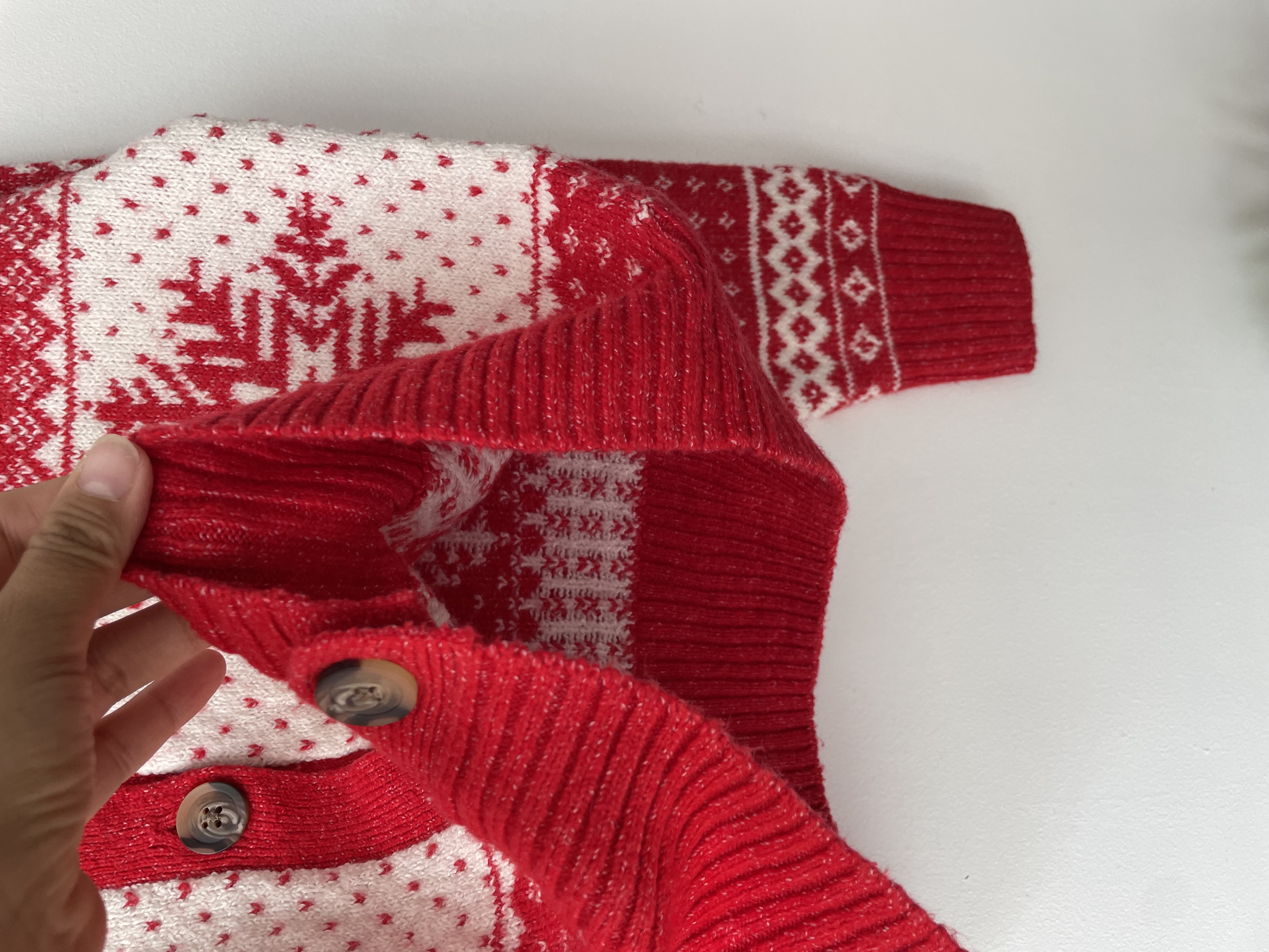 Cardigan navidad. Talla: S grande (m) 4