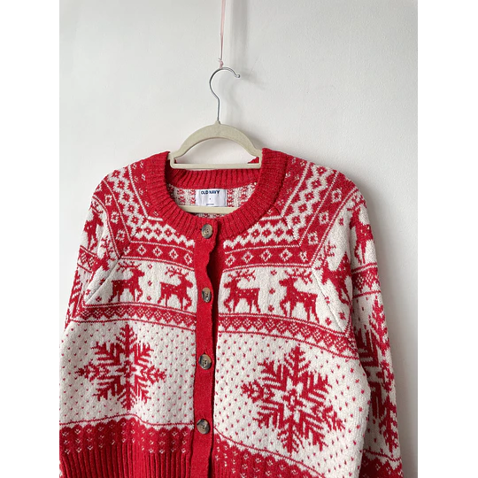 Cardigan navidad. Talla: S grande (m)