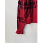 Sweater tartán. Talla: L 3