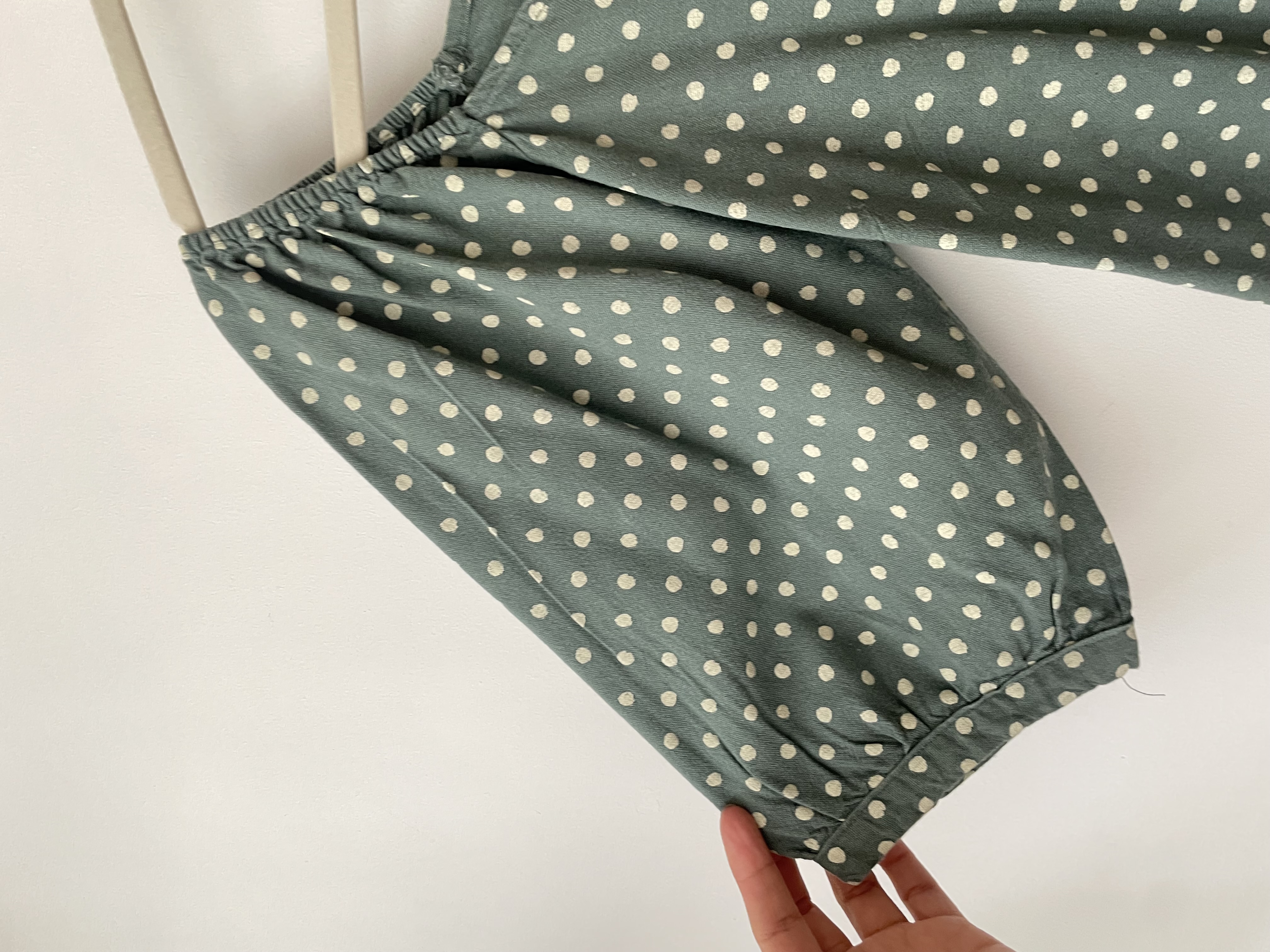 Blusa lunares lino. Talla: L 3