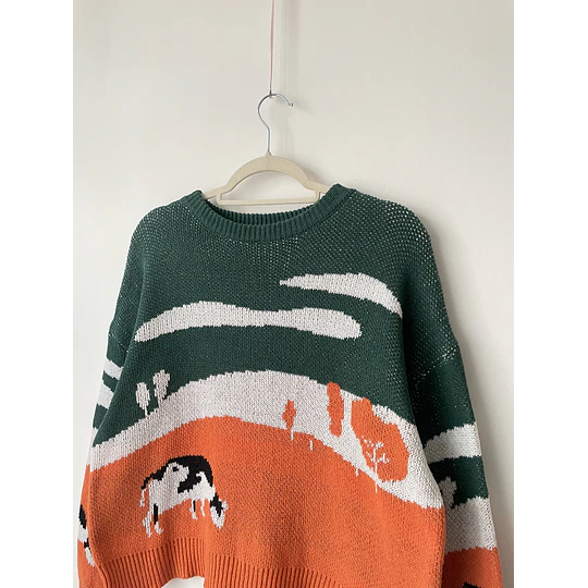 Sweater campo. Talla: M