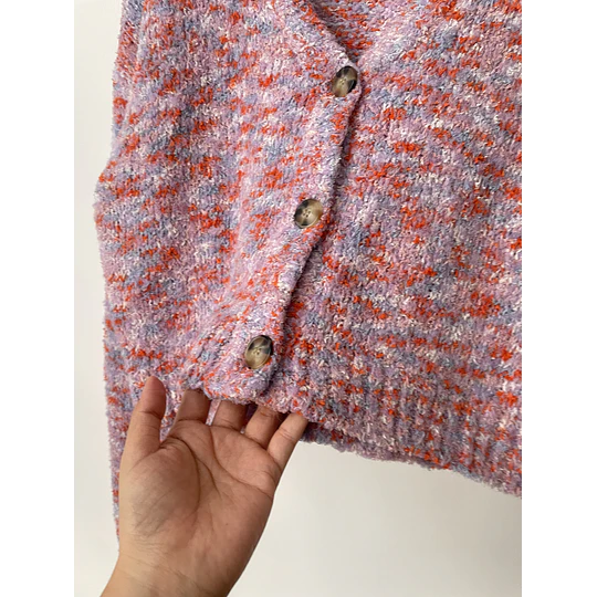 Cardigan pintas. Talla: M