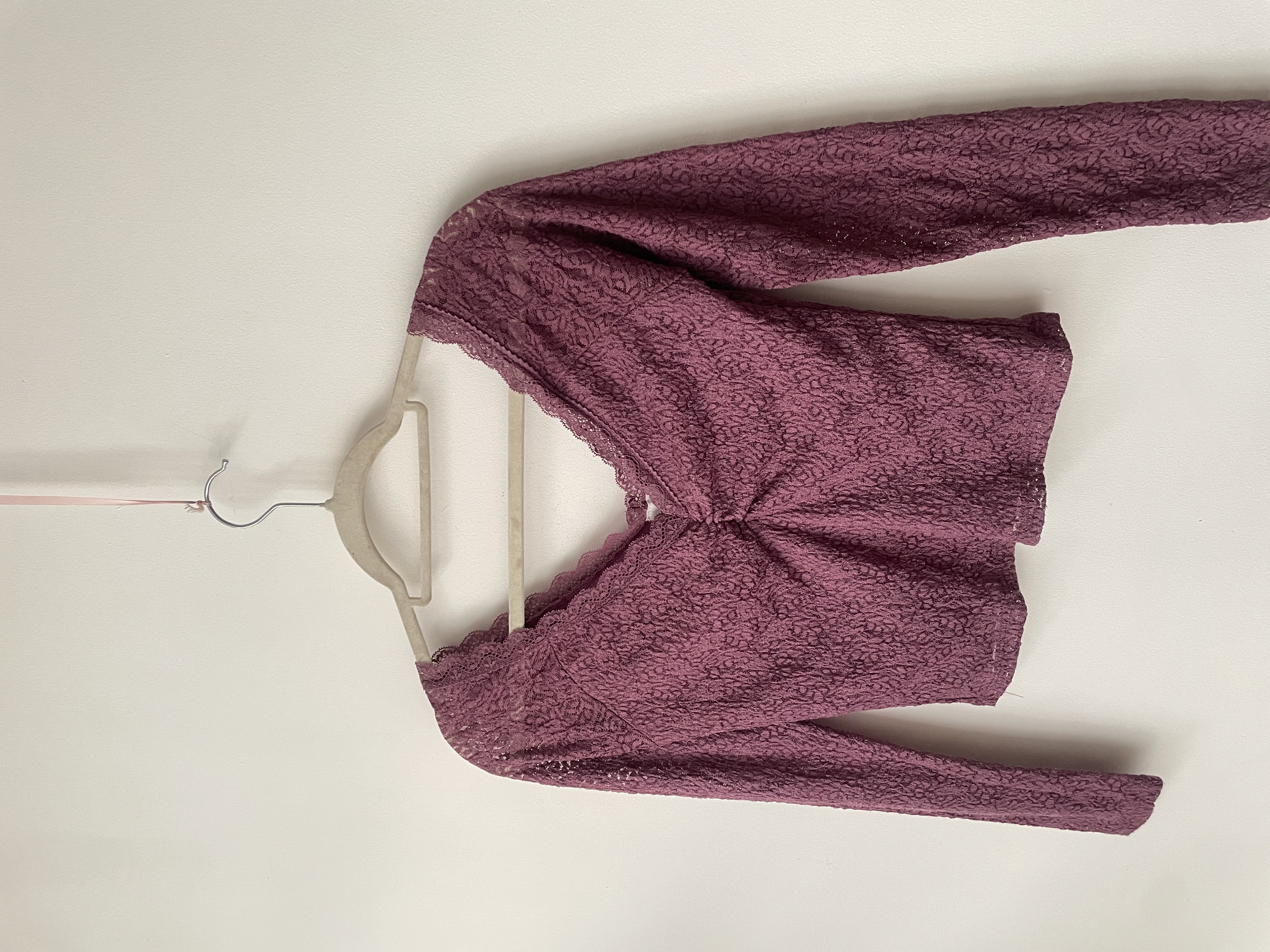 Blusa encaje. Talla: S  2