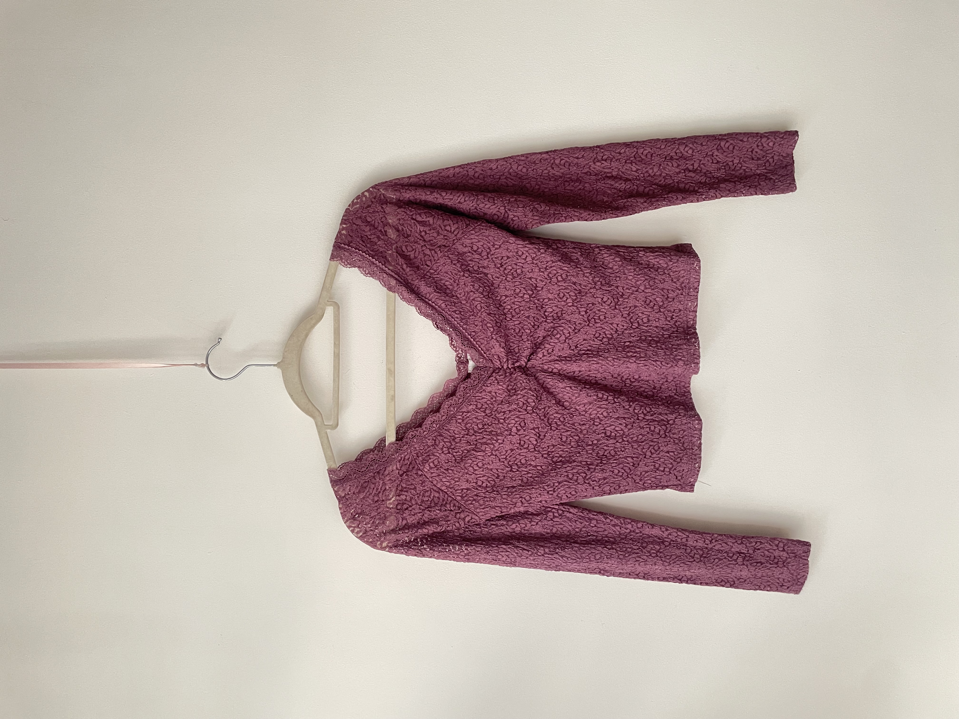 Blusa encaje. Talla: S  1