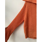 Sweater naranjo. Talla: XS holgado 3