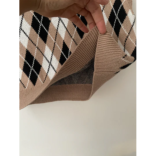 Vest rombos. Talla: S