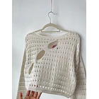Sweater calado. Talla: XL 2