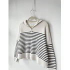 Sweater líneas cierre. Talla: S oversized 3