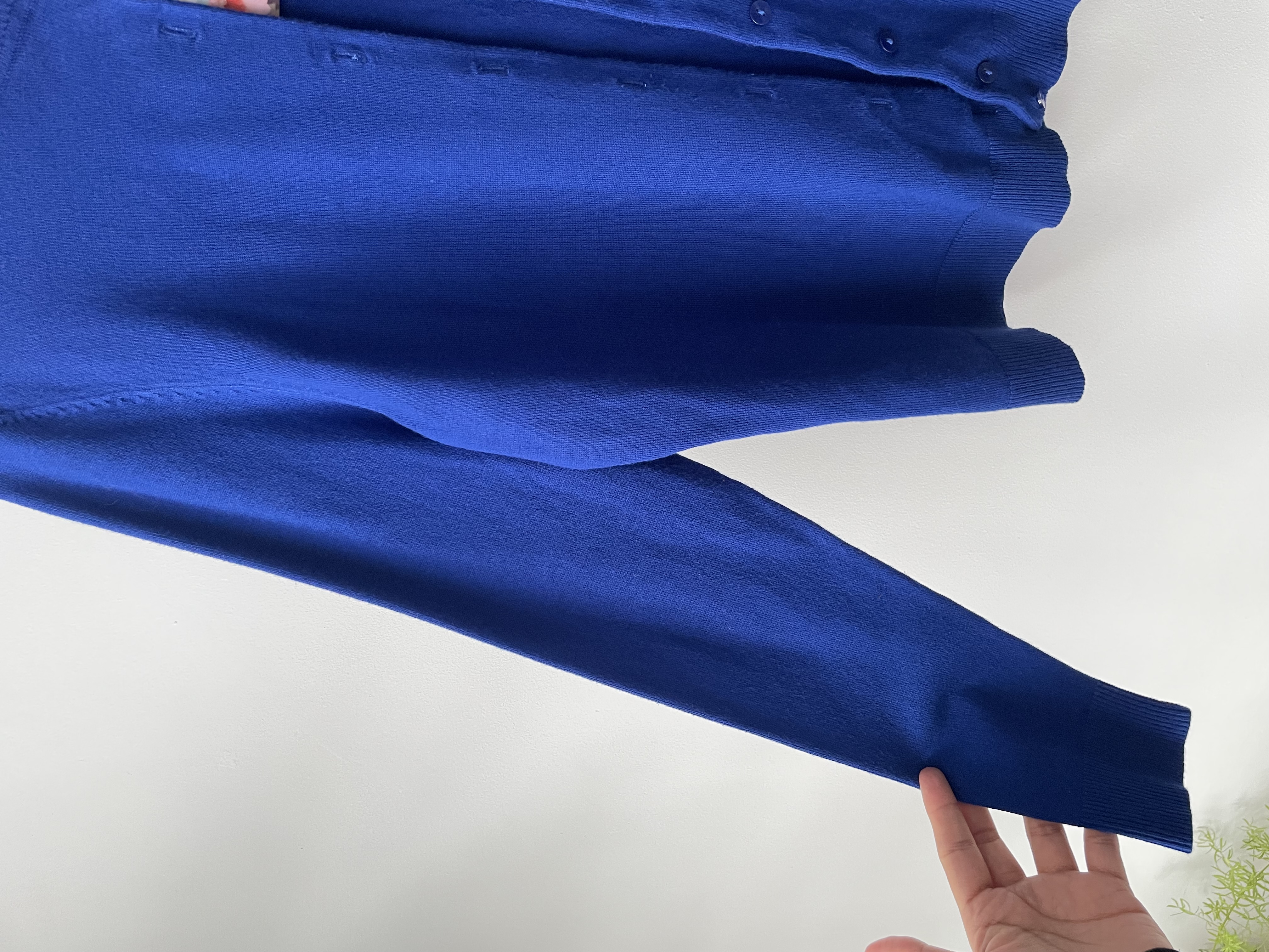 Cardigan hilo azu. Talla: XL 4