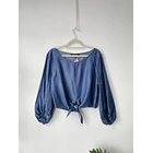Blusa lazo. Talla: L 1