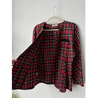Chaqueta tartán. Talla: M 3