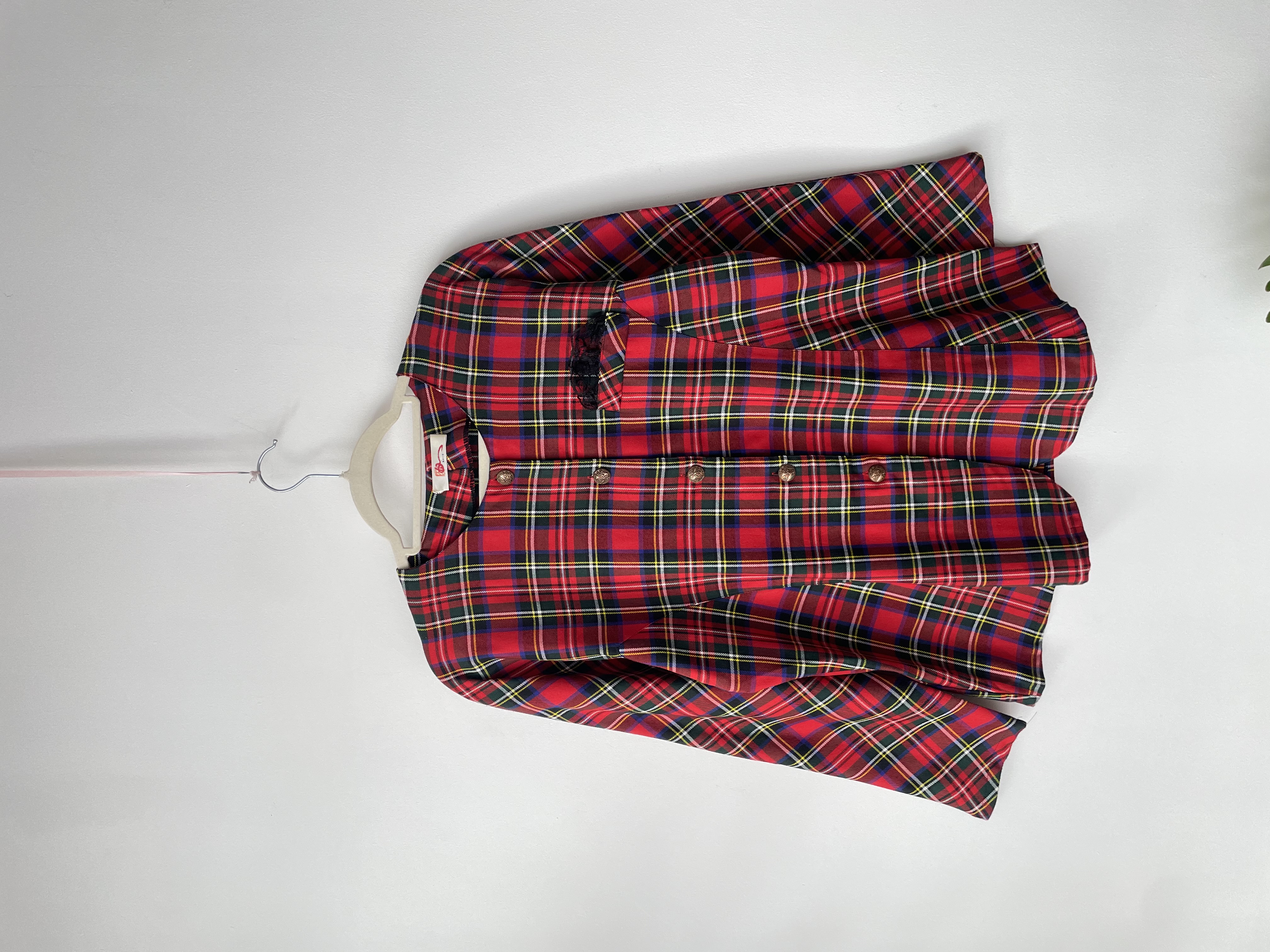 Chaqueta tartán. Talla: M 1