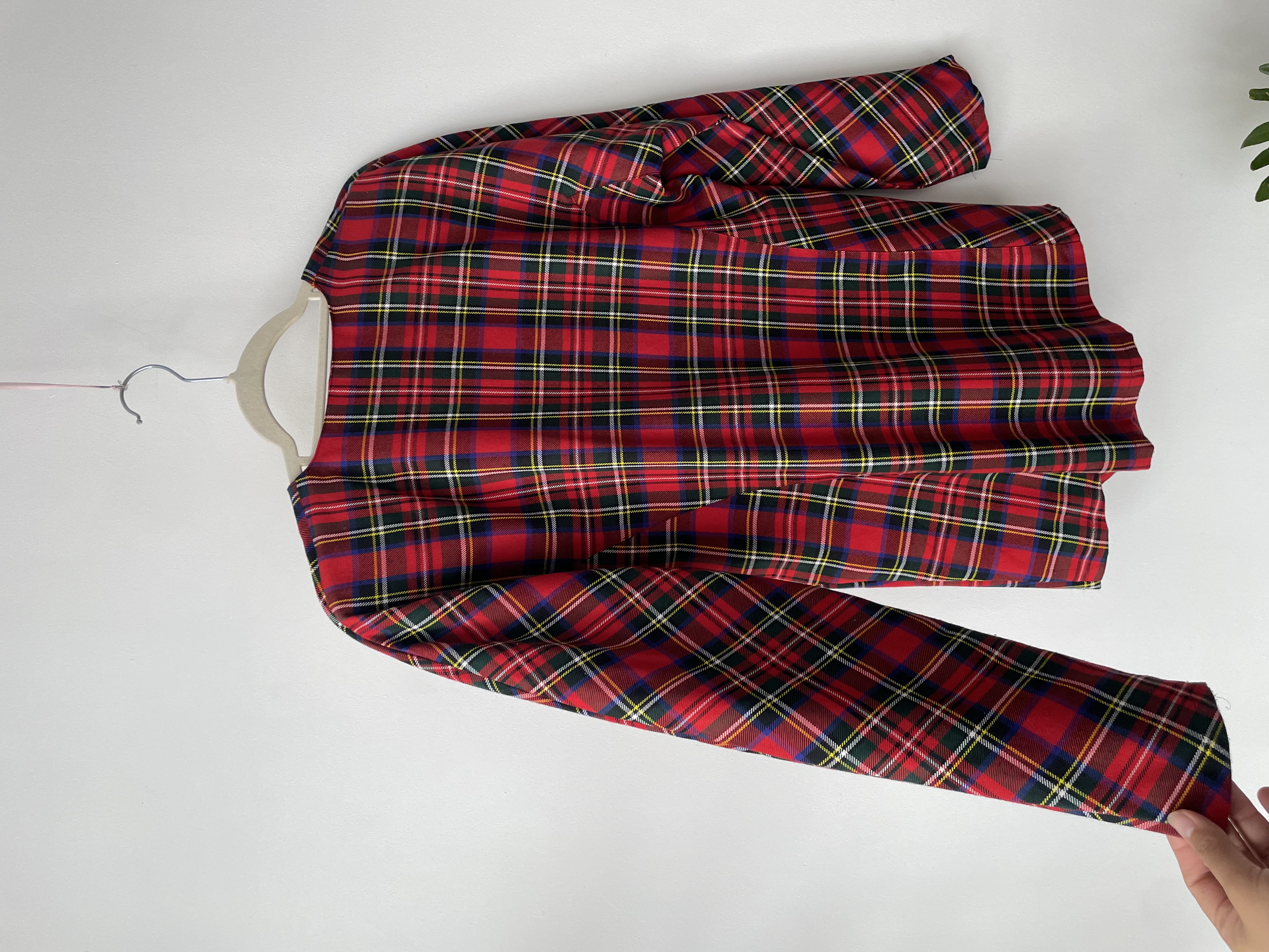 Chaqueta tartán. Talla: M 4