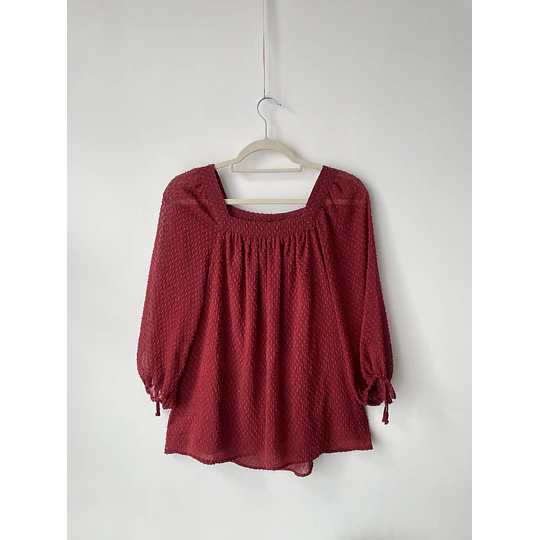 Blusa globo. Talla: M