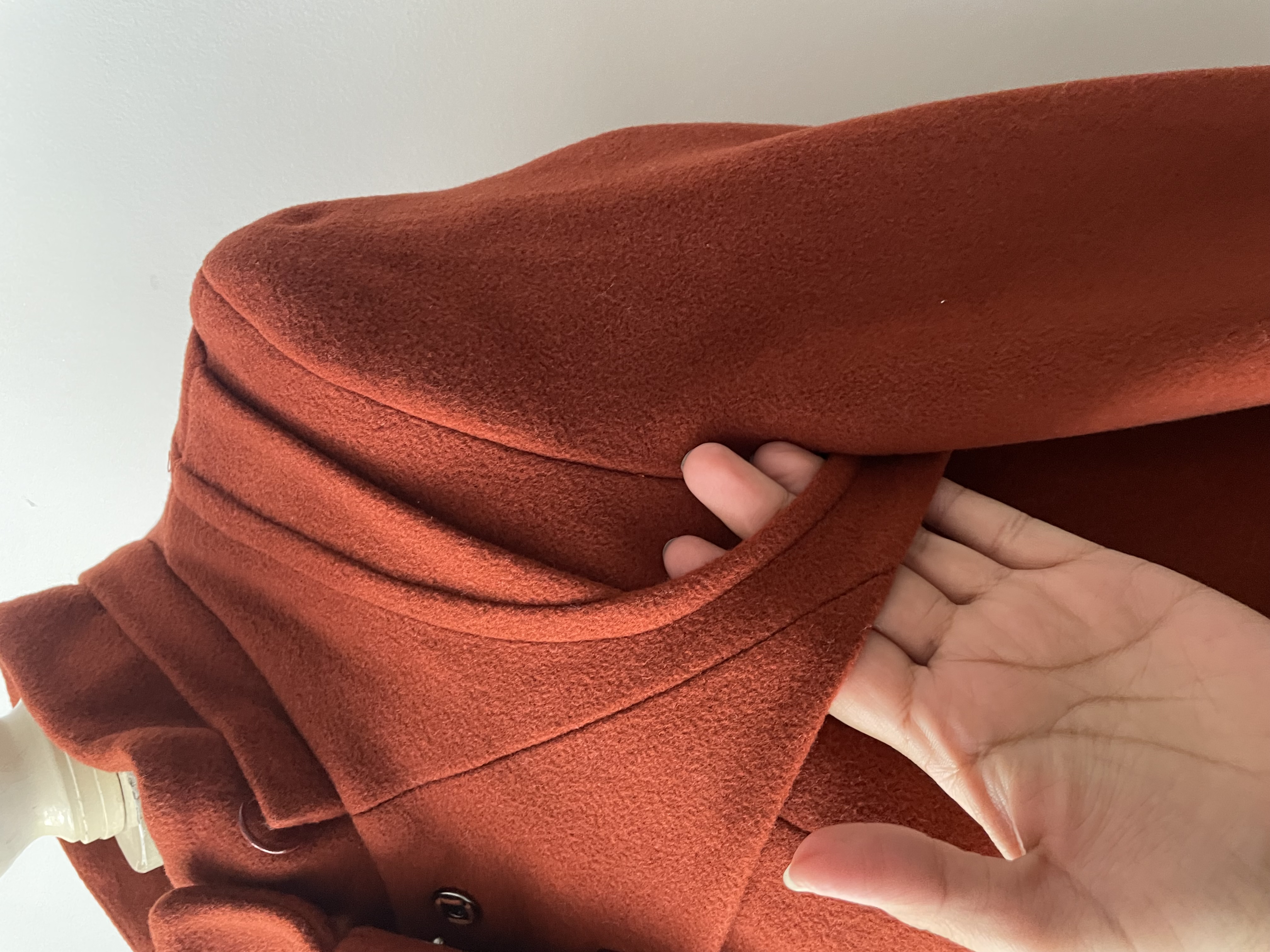 Abrigo terracota. Talla: 36 (xs)  3