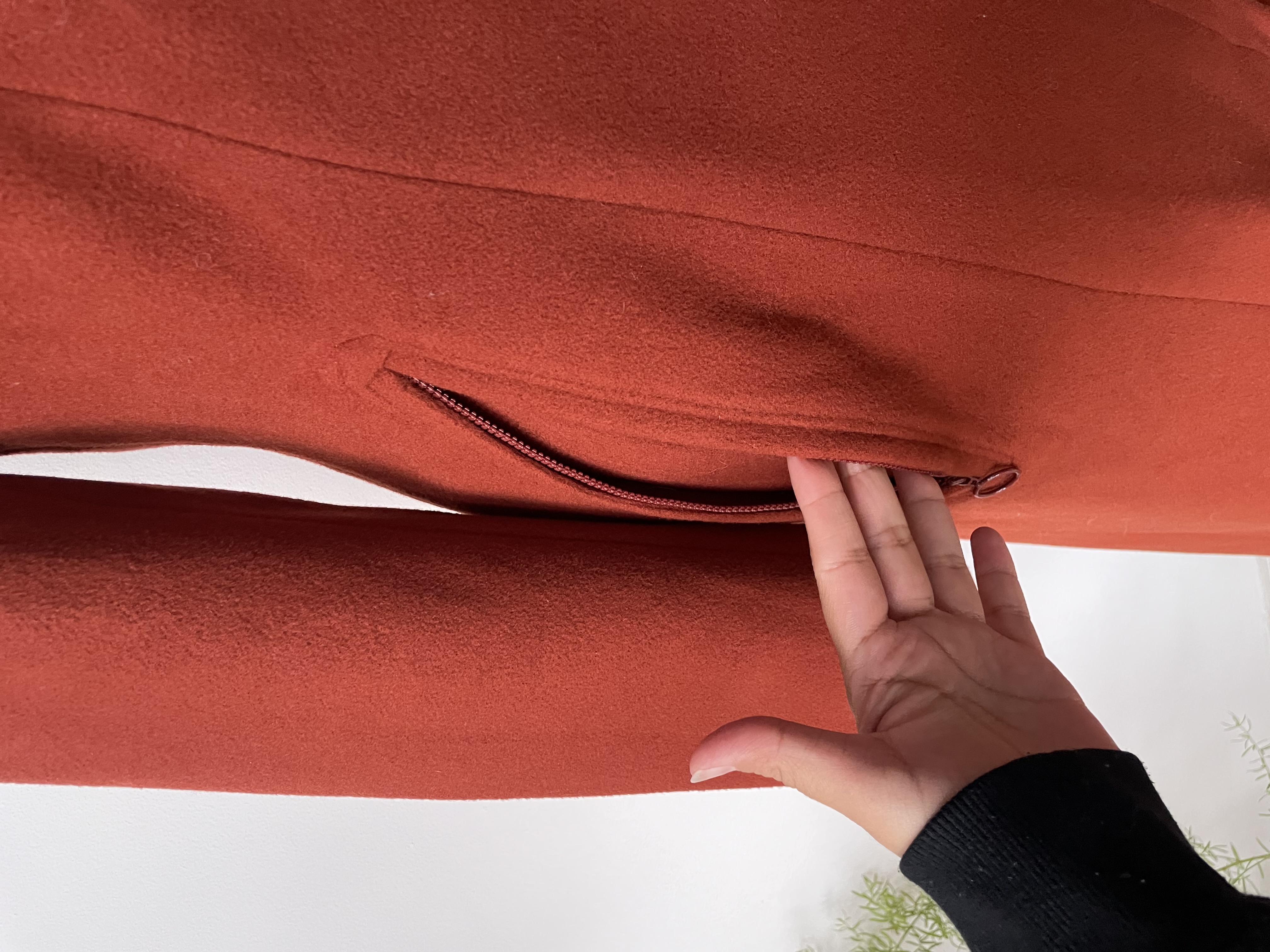 Abrigo terracota. Talla: 36 (xs)  5