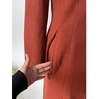 Abrigo terracota. Talla: 36 (xs)  5