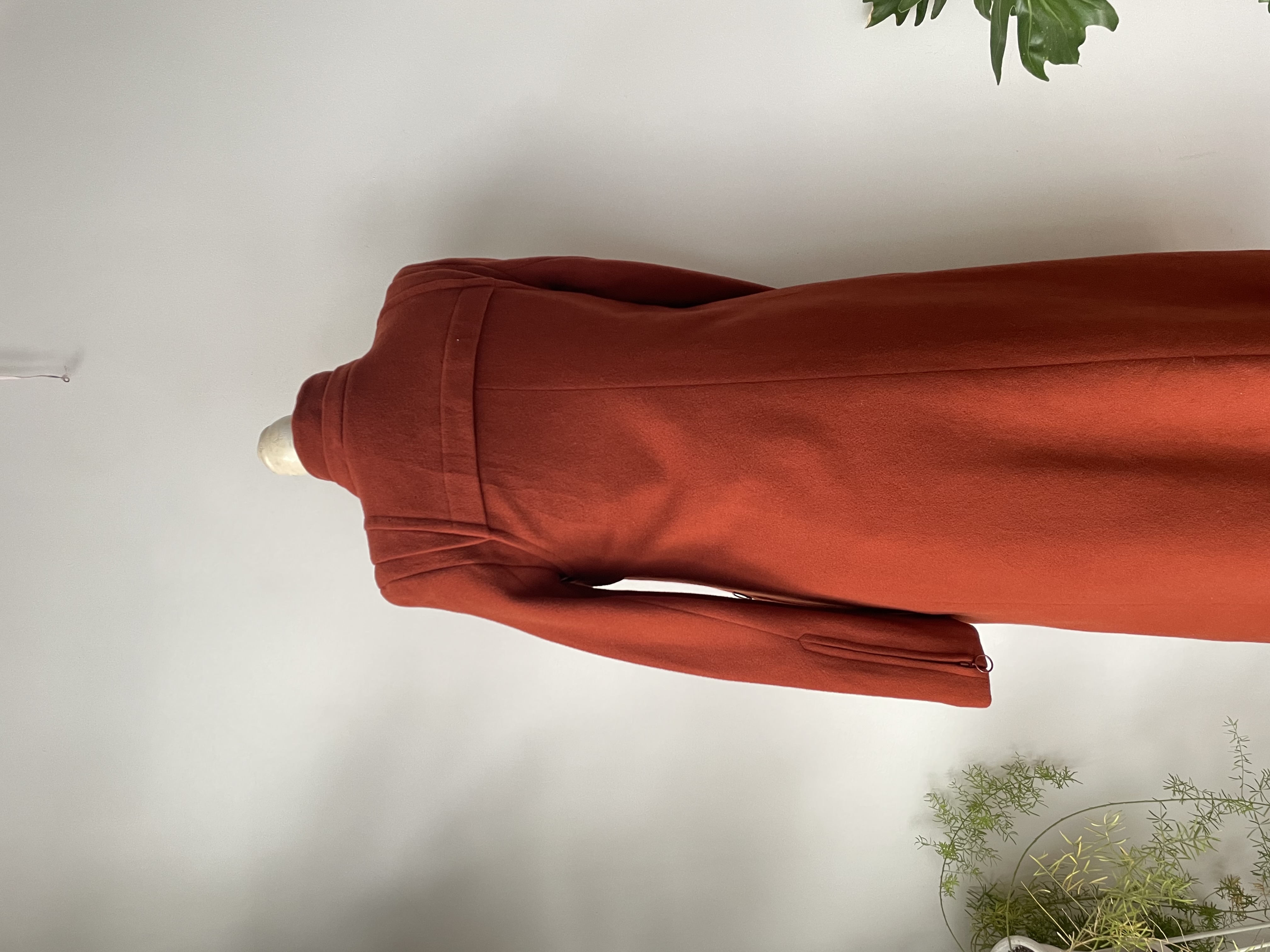 Abrigo terracota. Talla: 36 (xs)  6