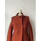 Abrigo terracota. Talla: 36 (xs)  2