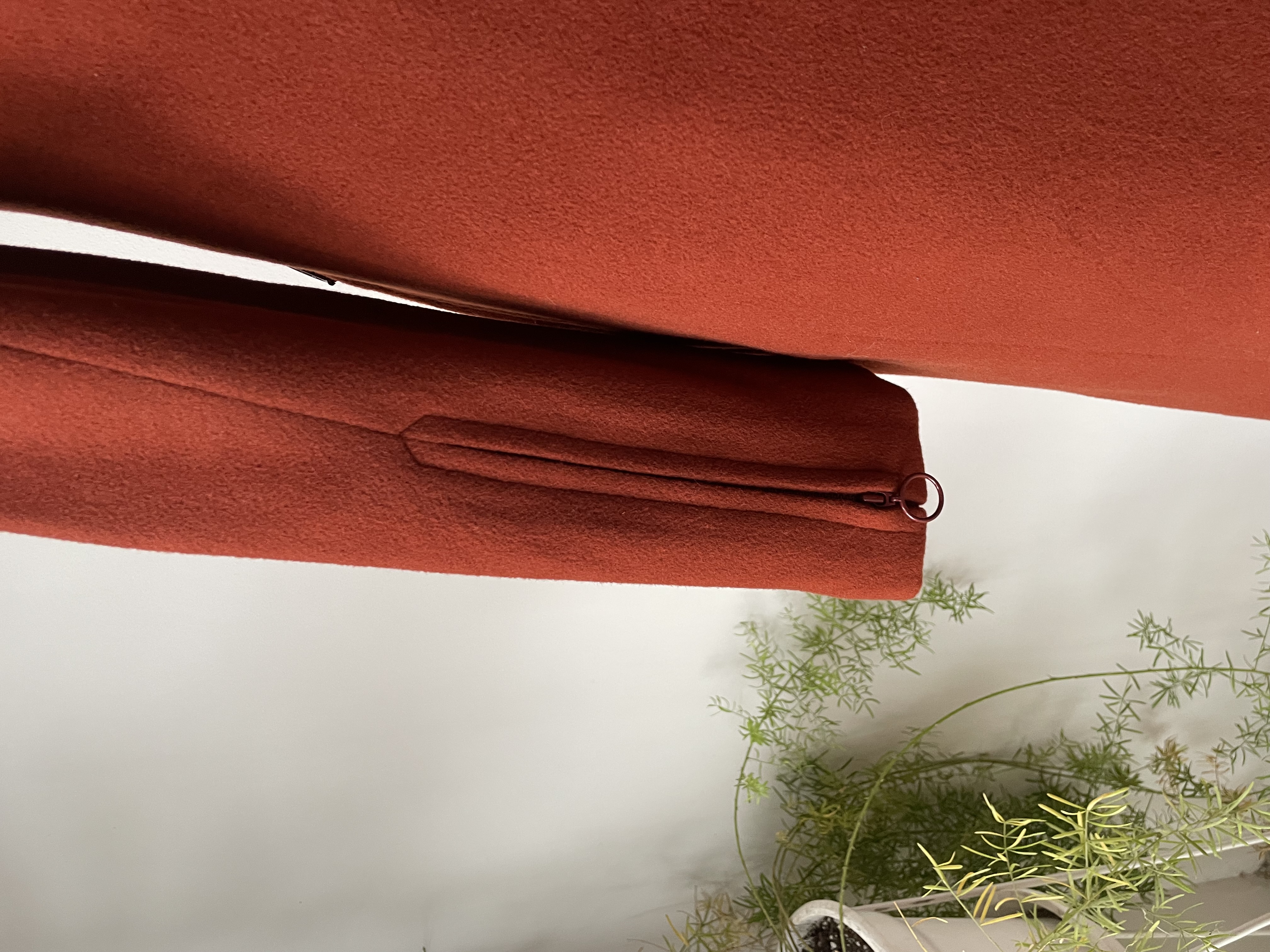 Abrigo terracota. Talla: 36 (xs)  7