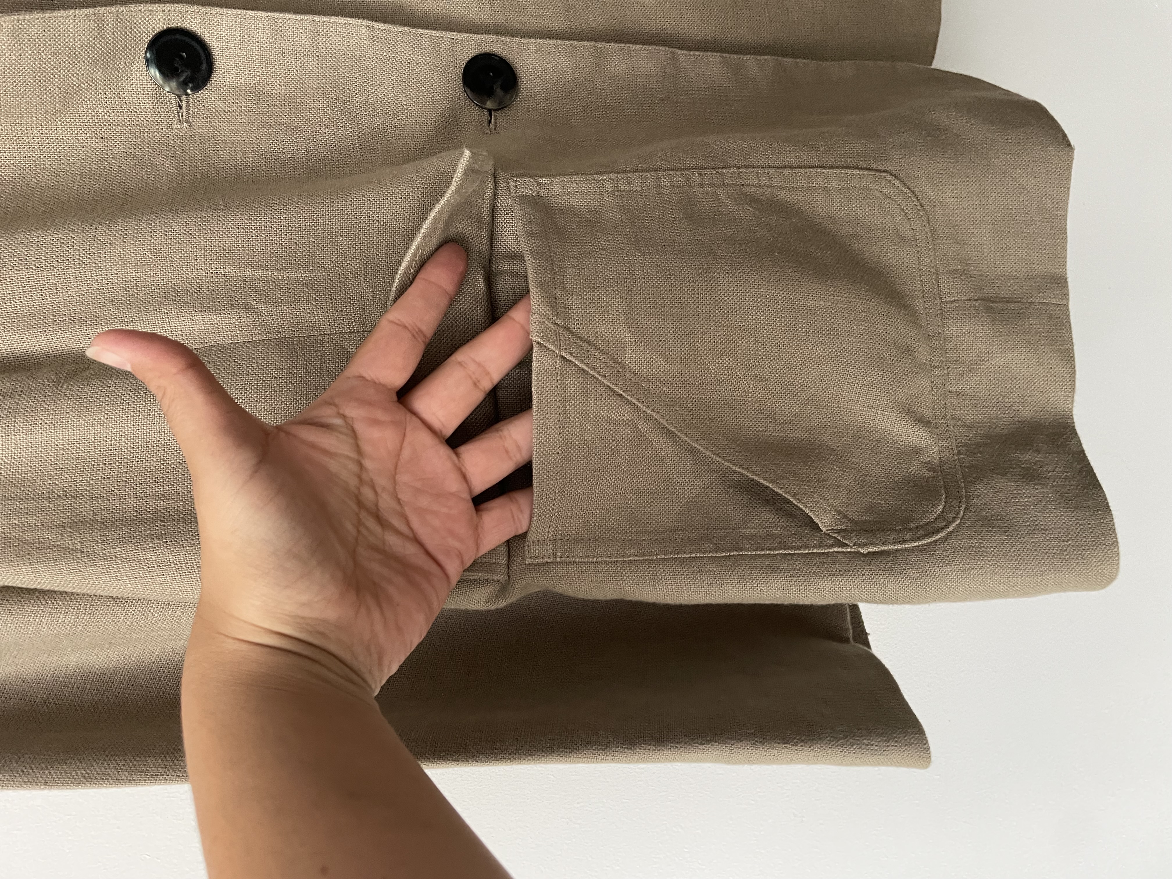 Blazer lino. Talla: 6/8 (38/40) 3