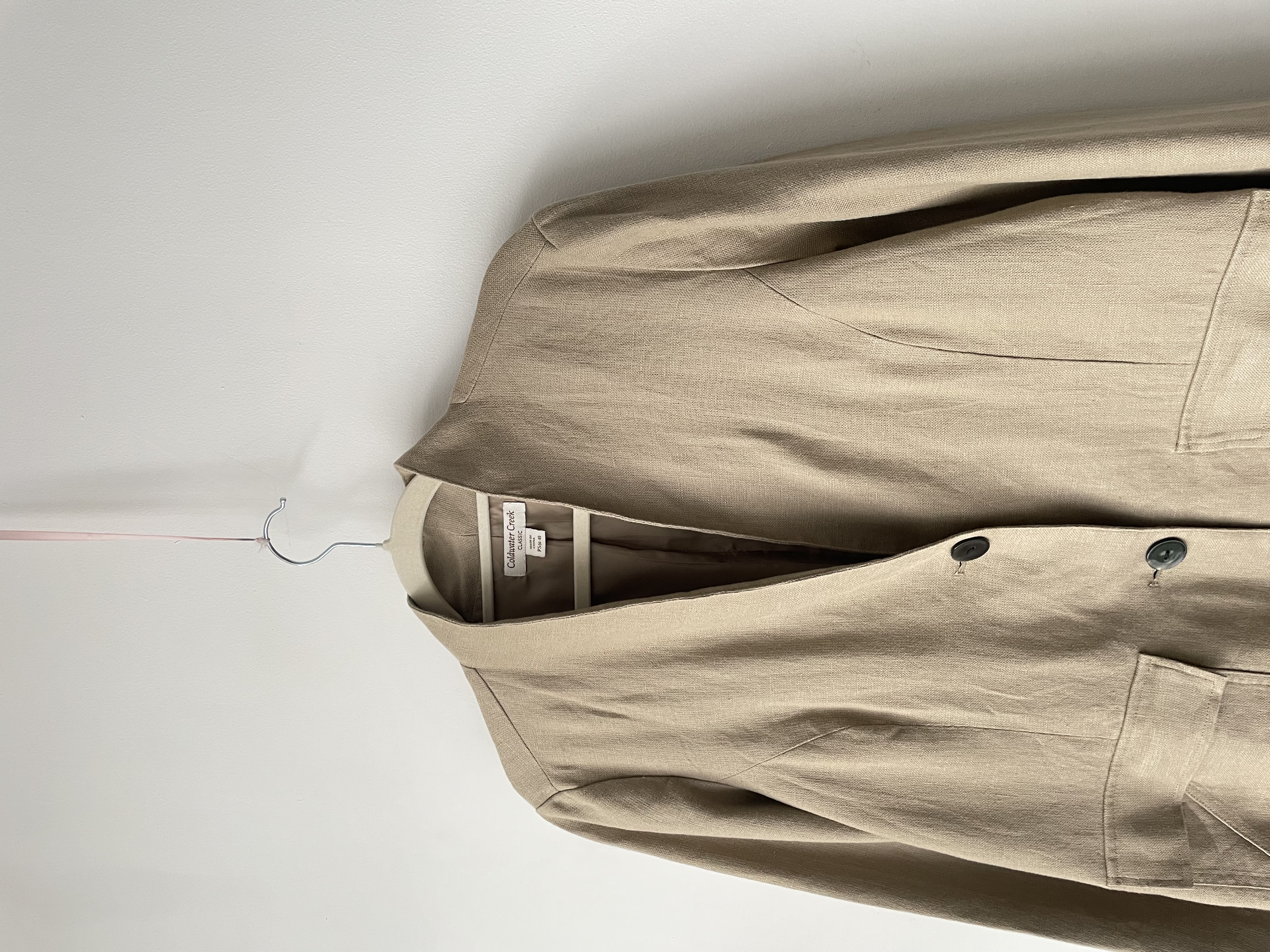 Blazer lino. Talla: 6/8 (38/40) 4