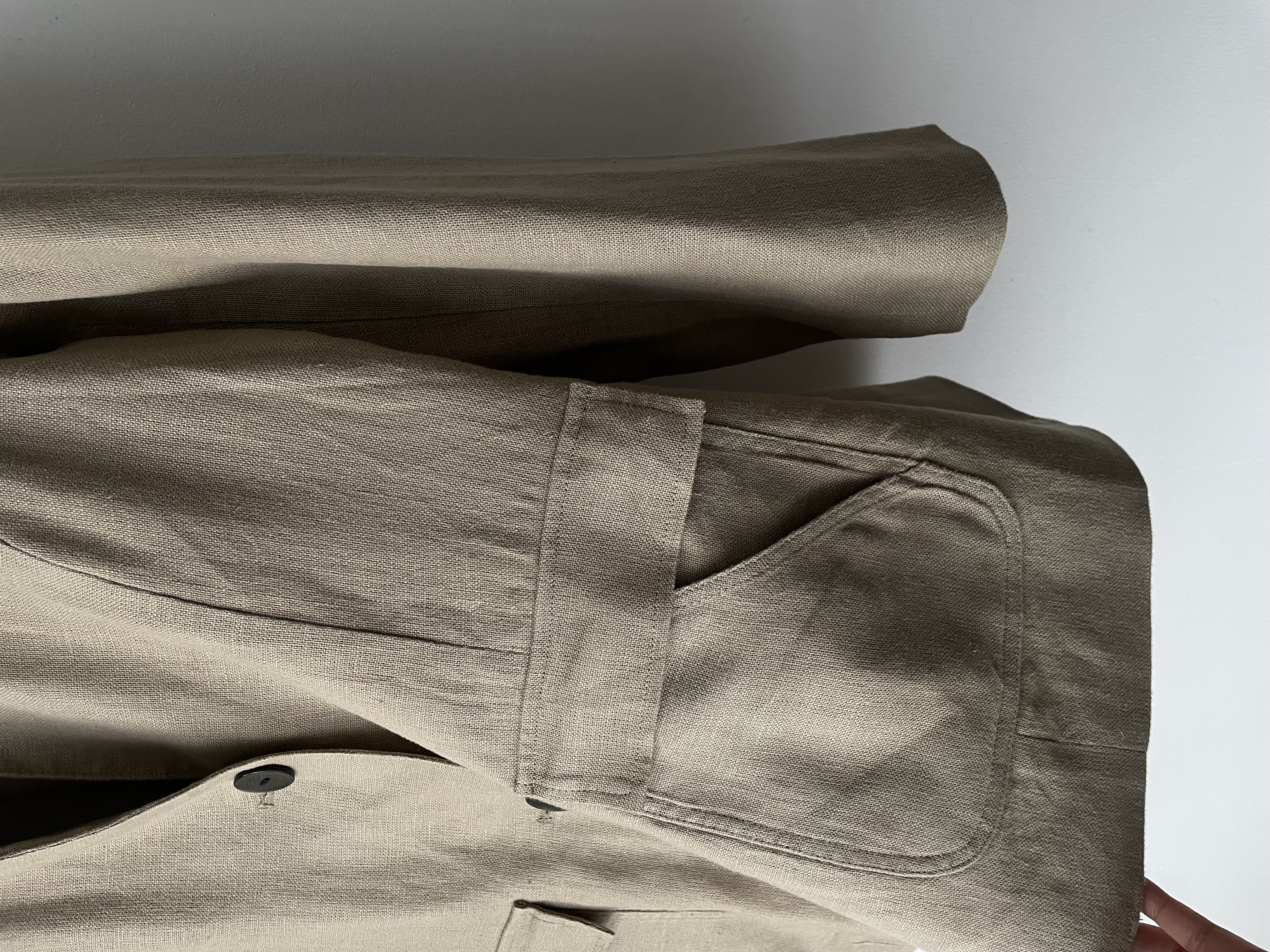 Blazer lino. Talla: 6/8 (38/40) 7