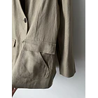 Blazer lino. Talla: 6/8 (38/40) 7