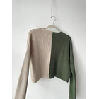 Cardigan bicolor. Talla: S holgado (m) 3