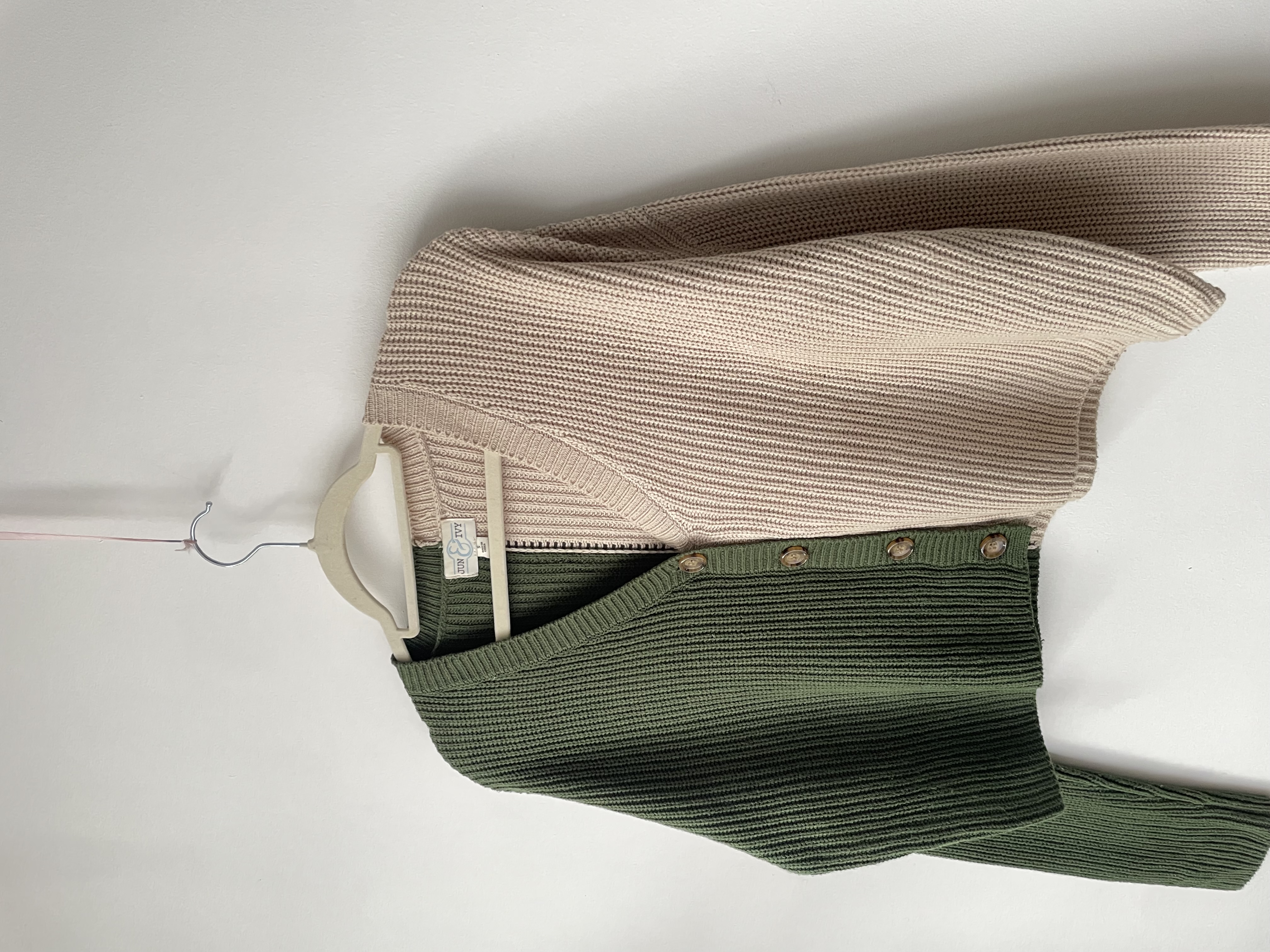 Cardigan bicolor. Talla: S holgado (m) 2