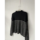 Sweater tortuga rayas. Talla: XS oversized 2