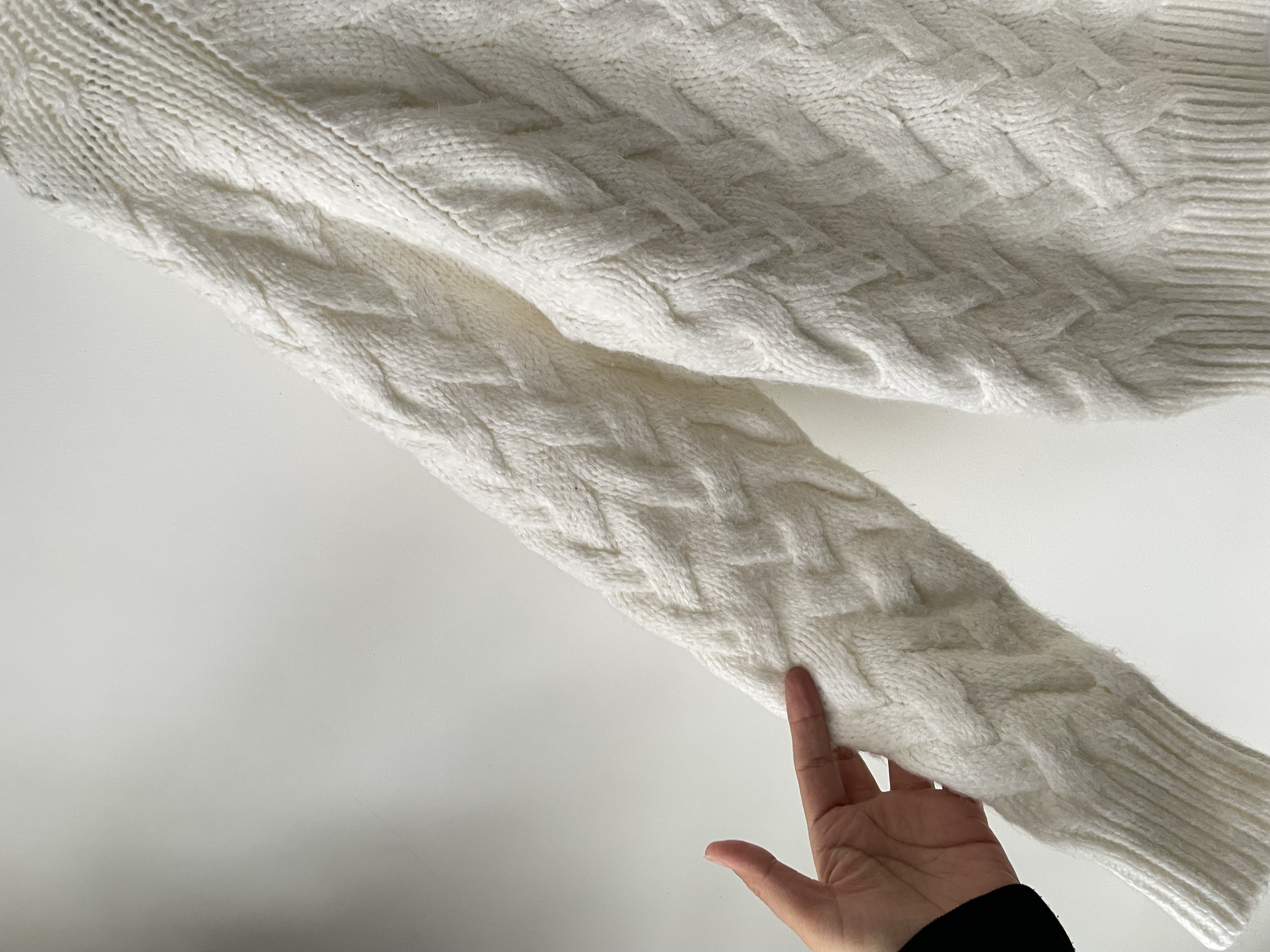 Sweater espiga. Talla: S oversized 3