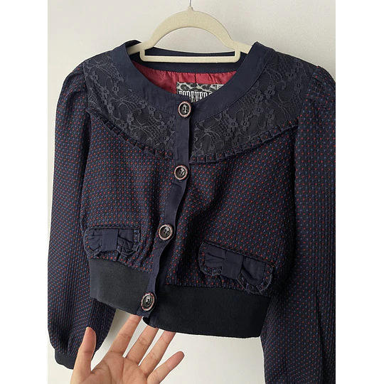 Chaqueta crop. Talla: m