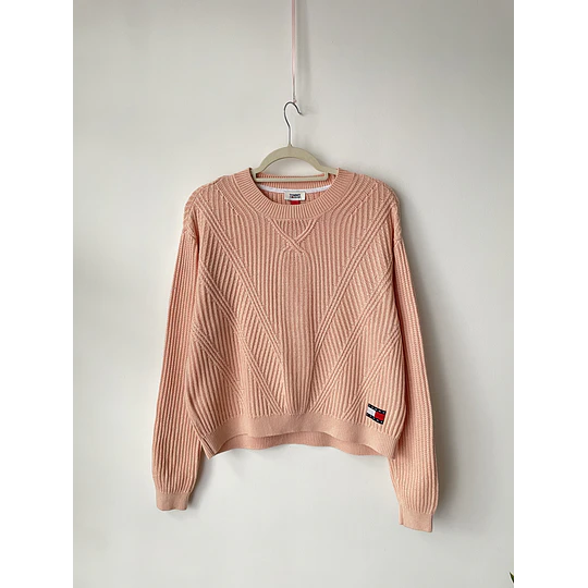 Sweater Damasco. Talla: XS Oversized 