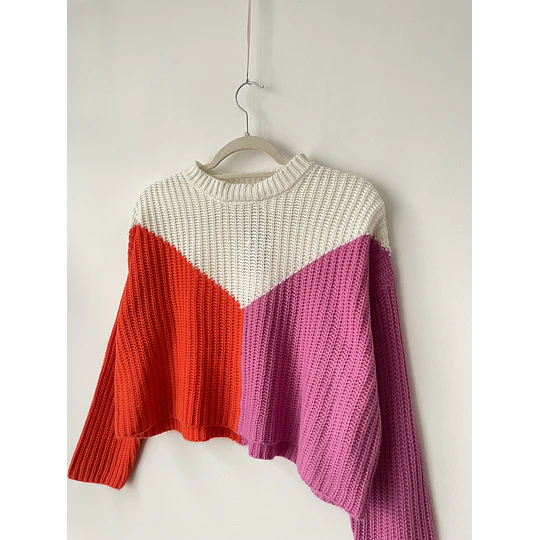 Sweater flecha. Talla: XS holgado