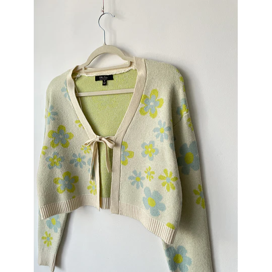 Cárdigan lazo. Talla: XS