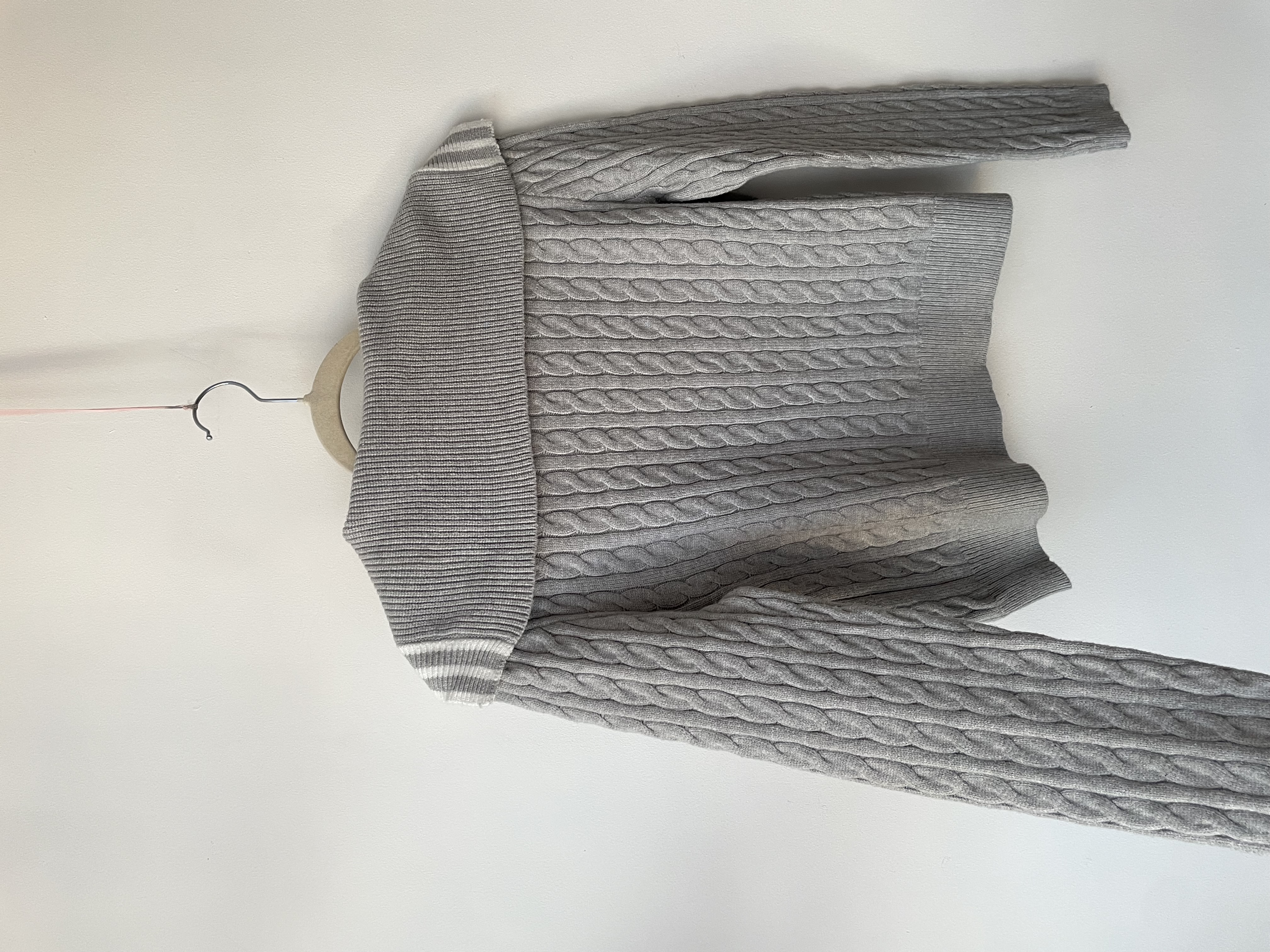 Cárdigan marinero gris. Talla: XS 3