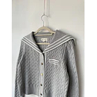 Cárdigan marinero gris. Talla: XS 2