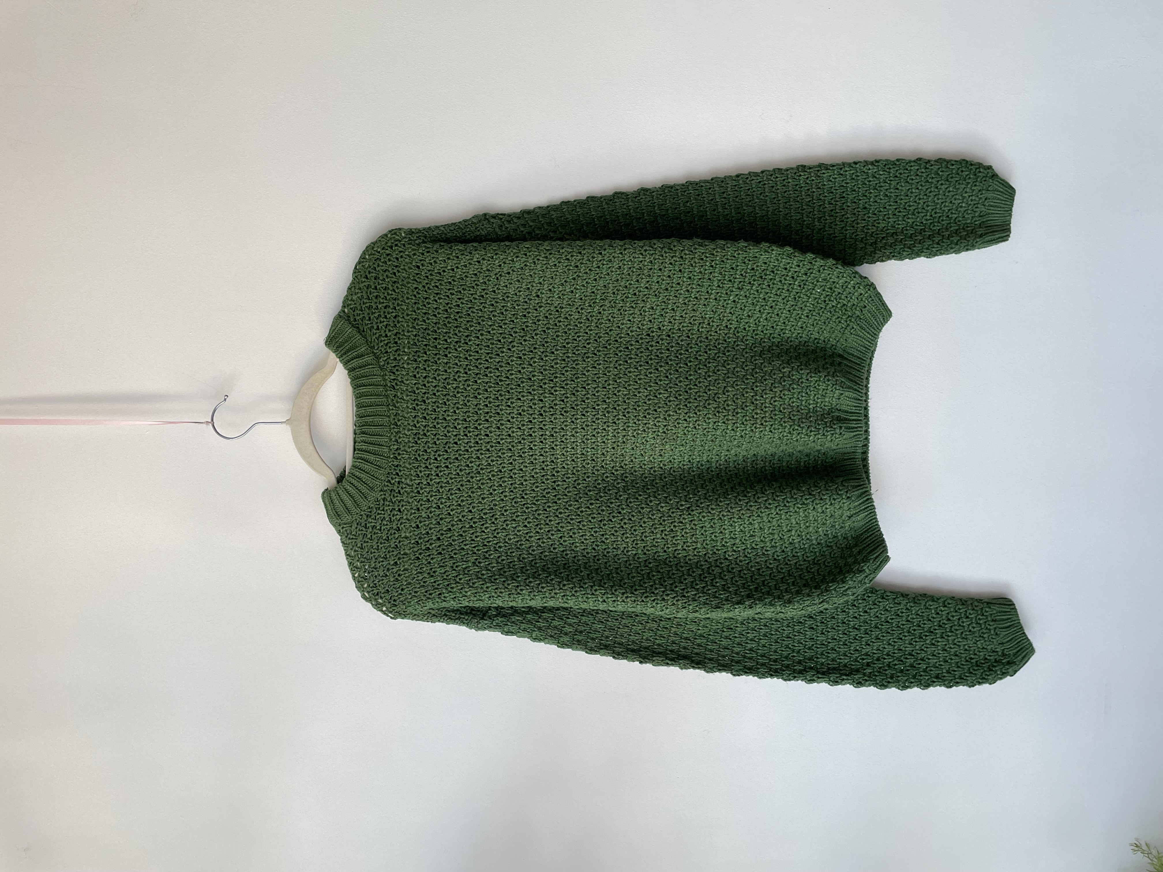 Sweater verde. Talla: S oversized 1