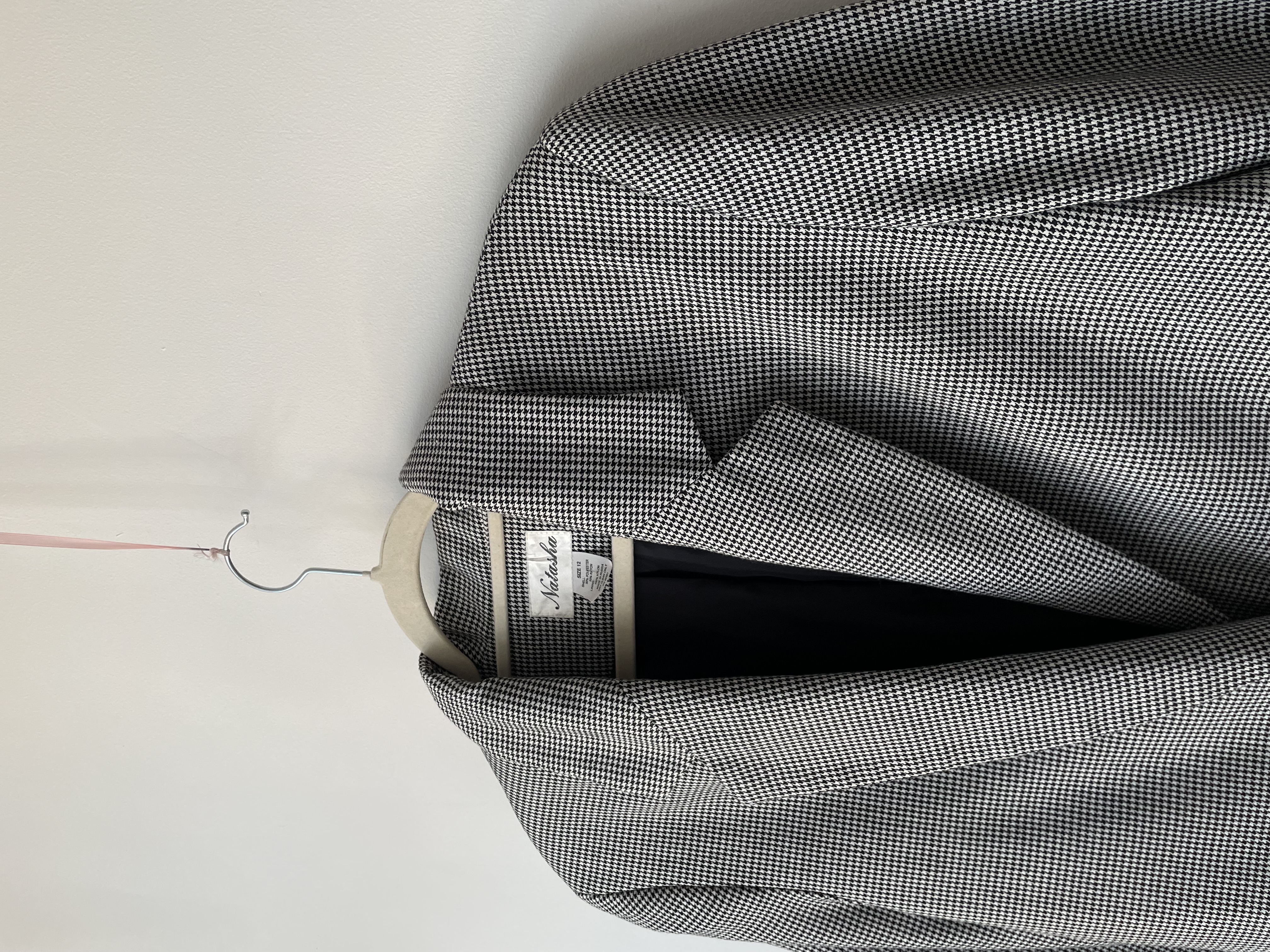 Blazer pata de gallo. Talla: 12 (M/L)  2