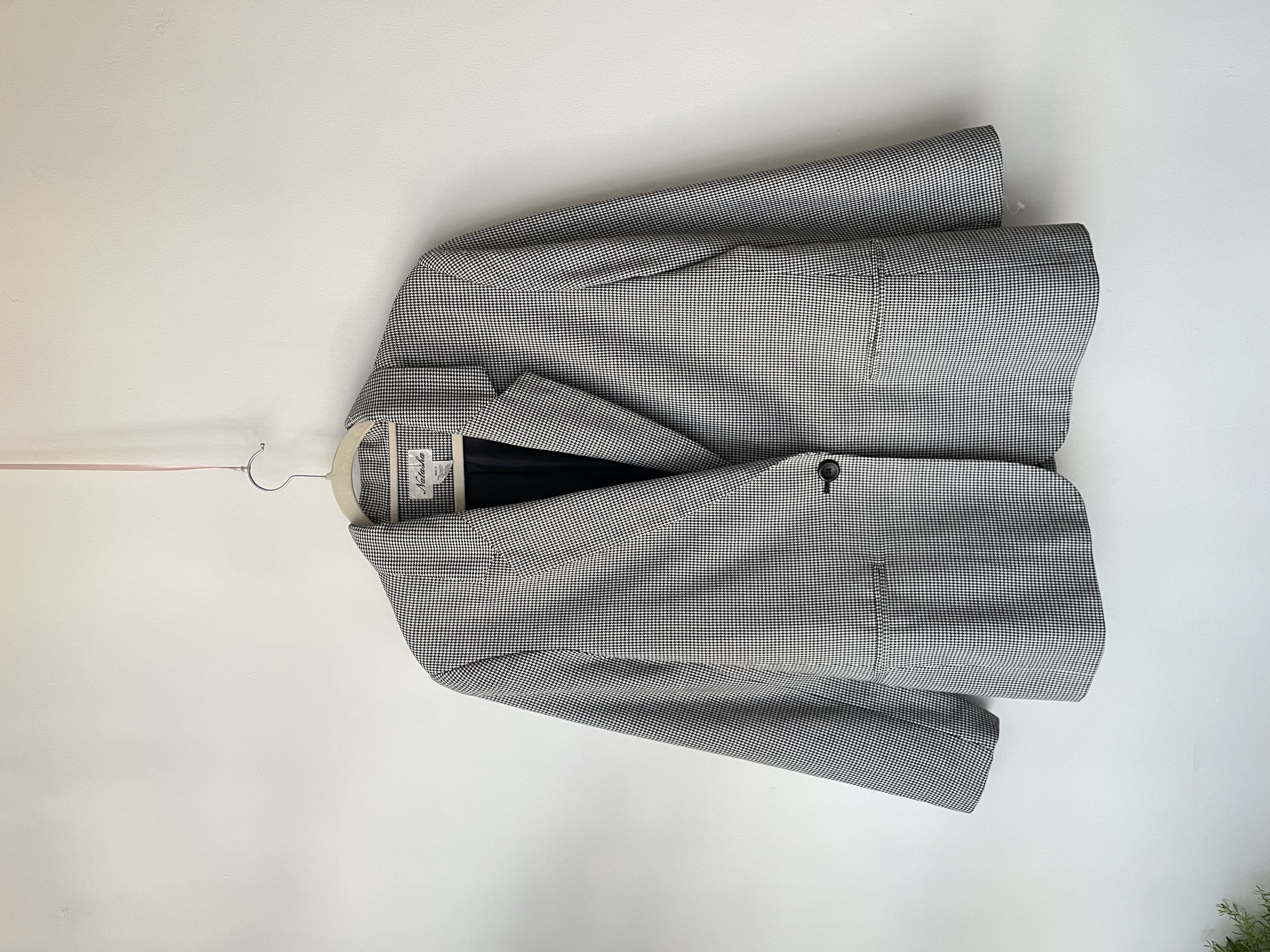 Blazer pata de gallo. Talla: 12 (M/L)  1